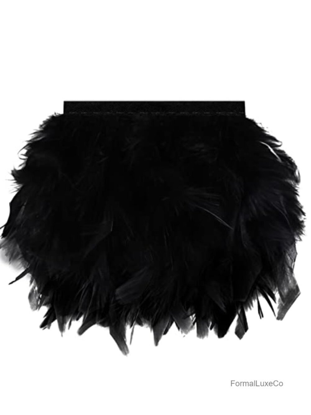 Turkey Feather Trim Marabou Ribbon Chandelle Boa Fringe Sewing Craft